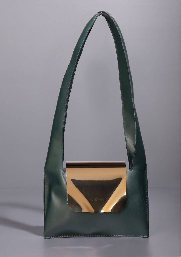 Designer hand embroidered crystal rhinestone flap bag purse at best price  in Karnal